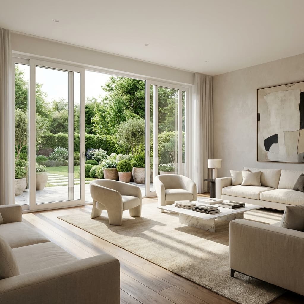 Sun-Drenched Formal Living Room