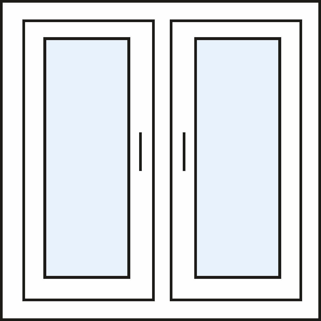 Double Casement Window