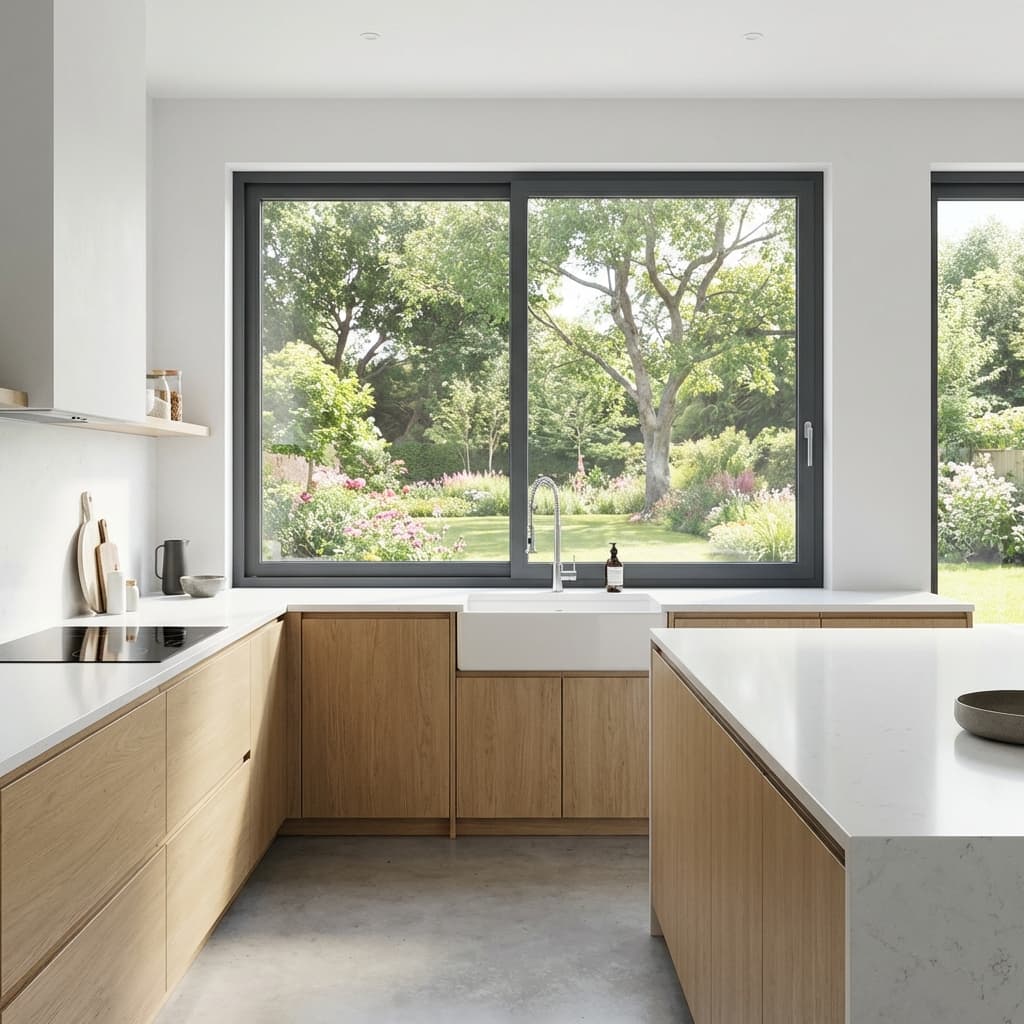 Slim-Frame Over-Sink Slider