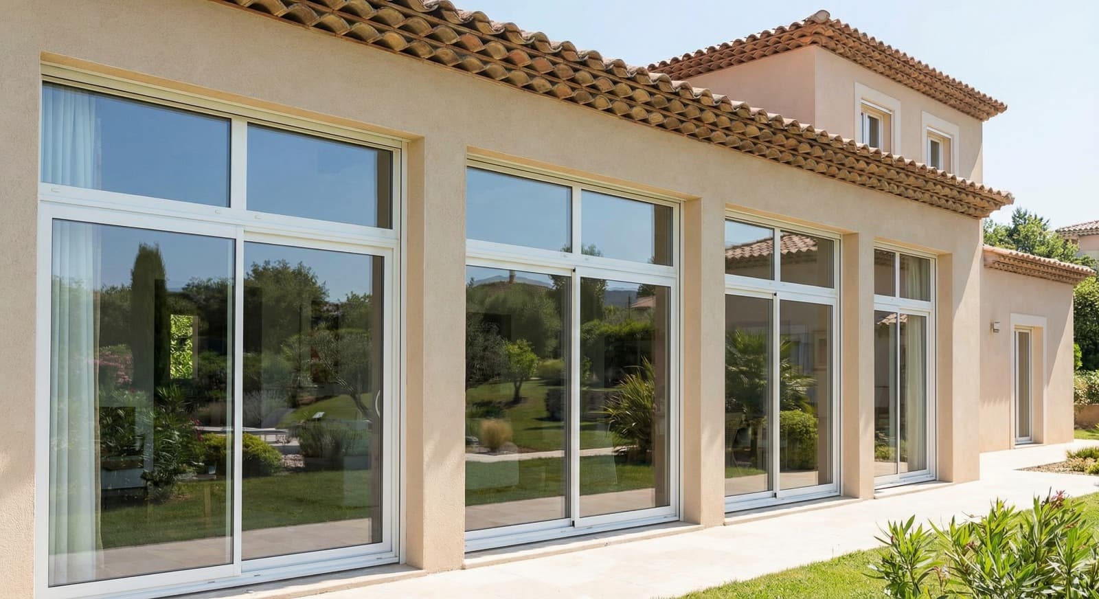 Full-Height Fixed Glass Panels