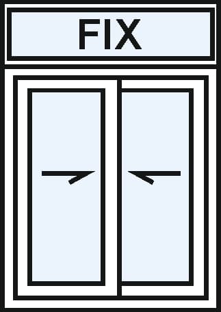 Two Track Compact Sliding Window